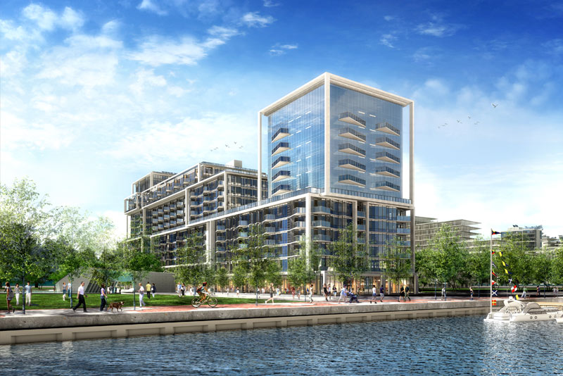 Aqualina on Queens Quay East