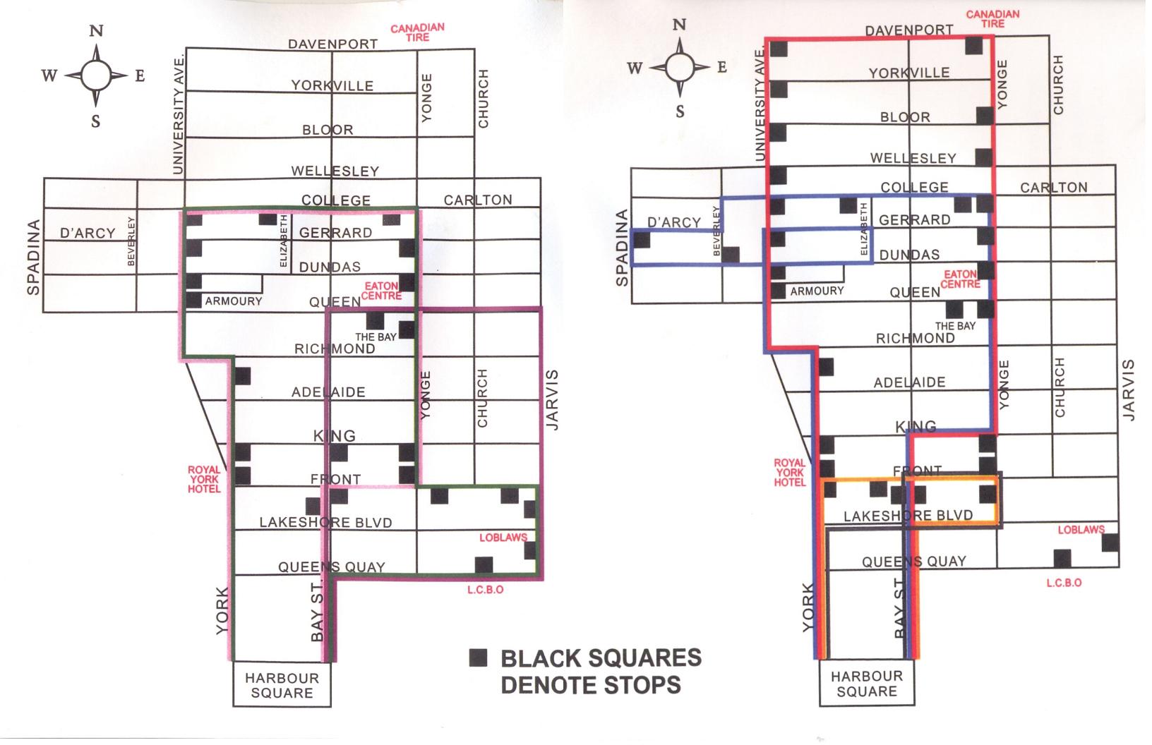 harbour square bus route